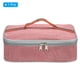 thumbnail image 3 of Bolsas de almuerzo aisladas Uxcell 12"x9"x3" Recipientes de comida reutilizables Bolsa Bento plana Rosa, 3 of 7