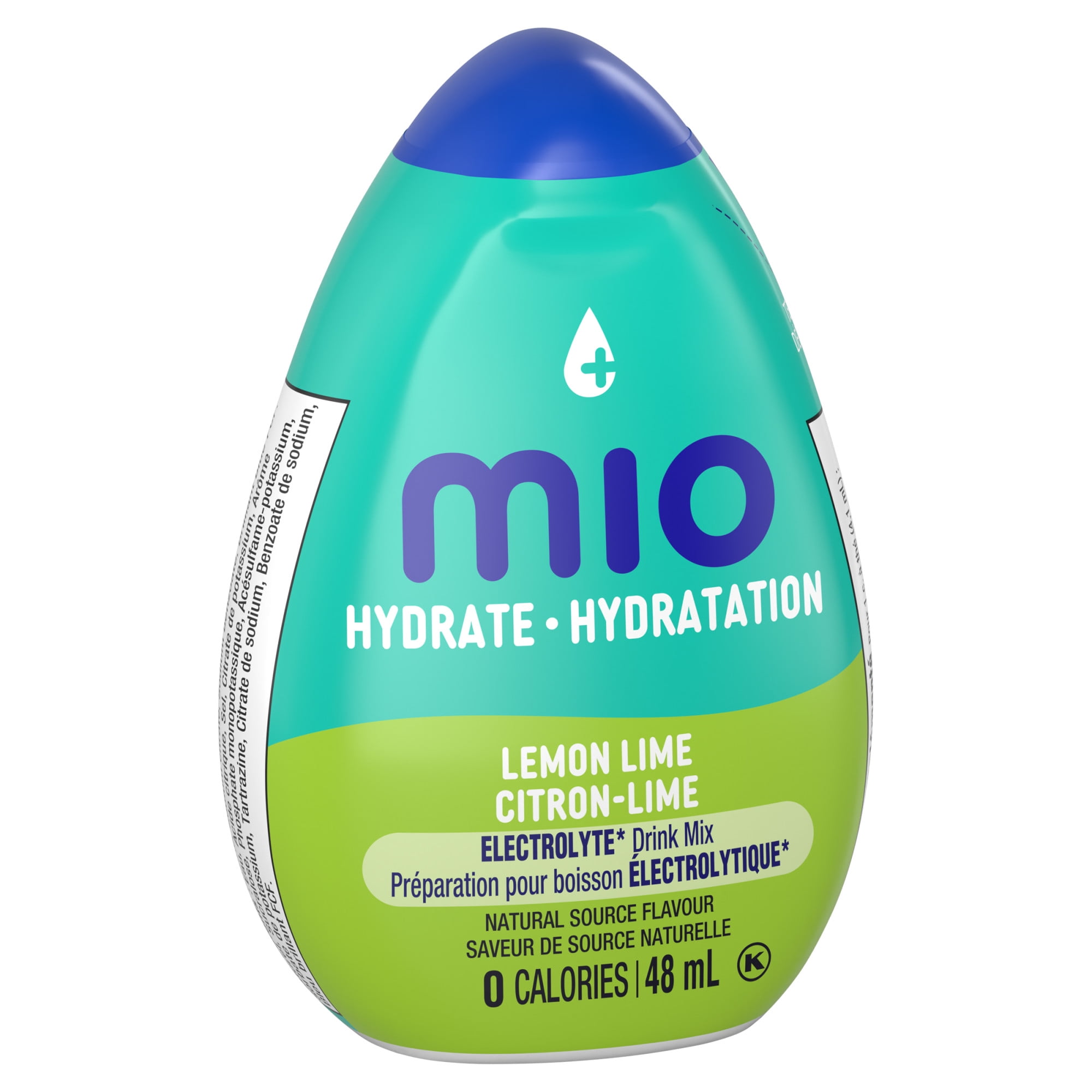mio Hydrate Lemon Lime Electrolyte Drink Mix, 48 mL Bottle, MIO SPORT LEMON LIME 48ML