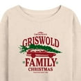 thumbnail image 3 of National Lampoon's Christmas Vacation - The Griswold Family - Women's Lightweight French Terry Long Sleeve Shirt, 3 of 5