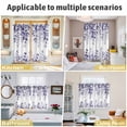 thumbnail image 5 of Purple Eucalyptus Leaves Kitchen Curtains Window Panels, Spring Summer Botanical Insulated Window Treatment Curtain, Grommet Curtains for Bedroom/Living Room/Bathroom, 2 Piece 42"Wx84"L, 5 of 8