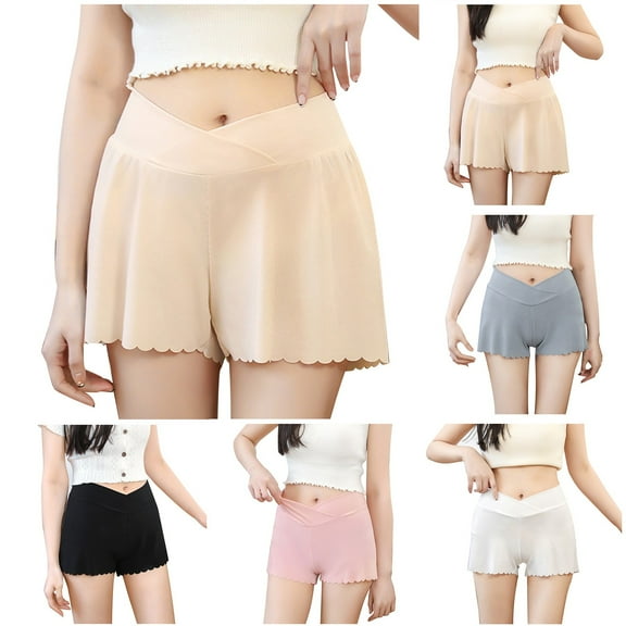 Bixock Maternity Pants,Womens Over The Belly Pants,Pregnant Plus Size Solid Color Comfortable Wear-proof Pants Shorts Leggings