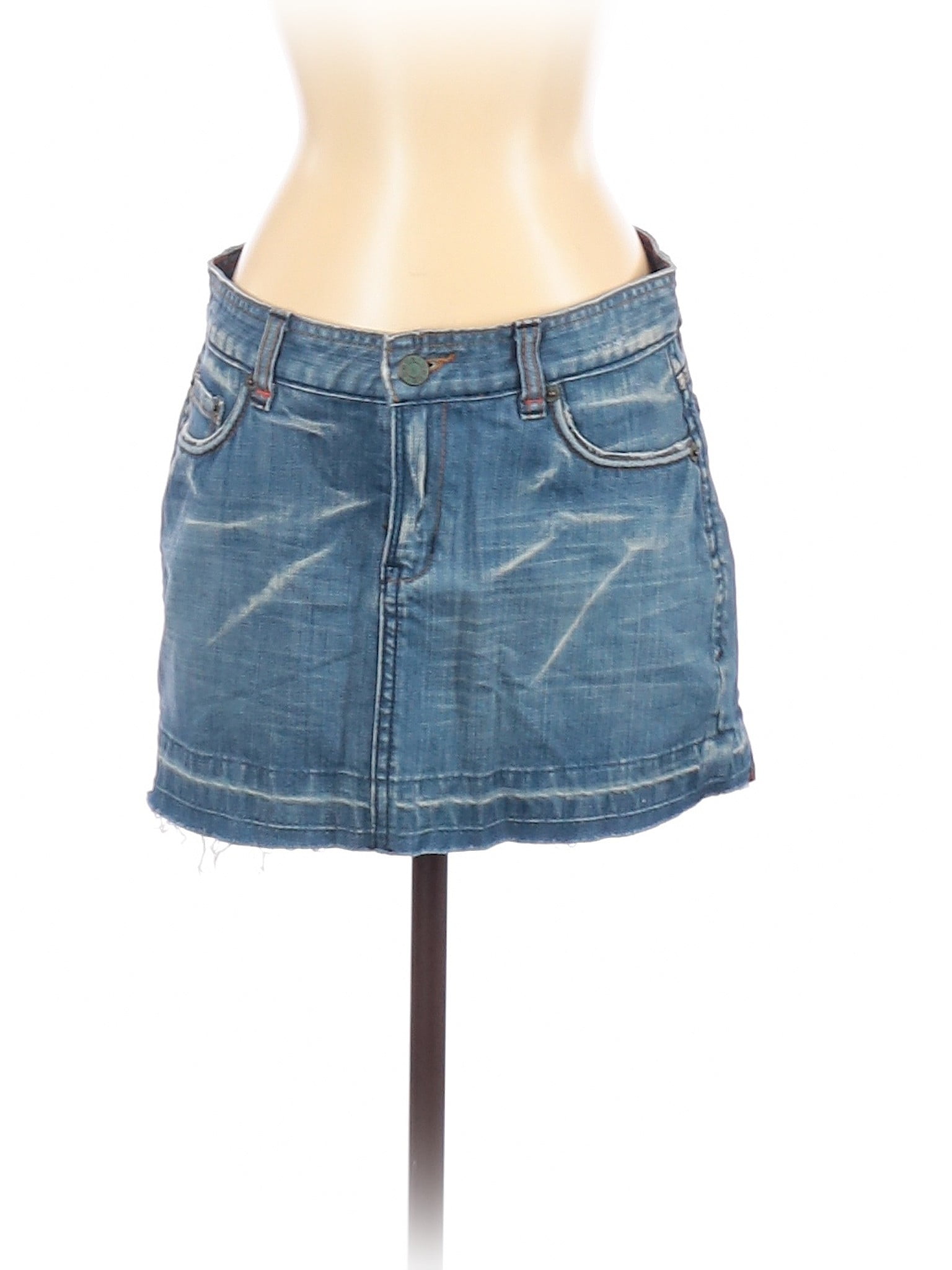 bebe denim skirt