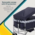 thumbnail image 4 of Safety 1st Summit 4 Seater Wagon Stroller, Quad Wagon Stroller with Canopy, Stroller Wagon for Kids, Foldable Kids Wagon Stroller, Navy Ink, 4 of 5