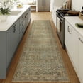 thumbnail image 2 of BERTHMEER 2'x8' Runner Rugs for Hallway Entryway Bathroom Bedroom Kitchen Non Skid Washable Brown Vintage Oriental Traditional Distressed Accent Runner Rugs, 2 of 7