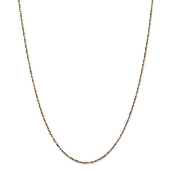 14K Rose Gold 1.7mm Ropa Chain 16 Inch "Chains