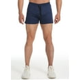 thumbnail image 4 of Hood Crew Men's Workout Shorts Fitness Runing Gym Traning Shorts with Pockets Navy M, 4 of 7