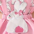 thumbnail image 5 of Ymyiu Baby Rompers Girl Short Sleeve Newborn Infant Baby Girls Clothes Sleeveless Romper Dress Toddler Romper 0 3 Months (Pink,0-3 Months), 5 of 7