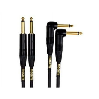 Mogami MCP-GTR-10 CorePlus Instrument Cable Right Angle TS To Straight TS,  10 Ft
