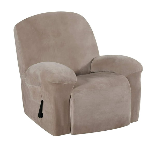 reclinables de 1 pieza suaves de alta elasticidad para sillón y Brown_1 Sunnimix Sillón reclinable Slipcover