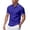 Royal Blue, variant on Mens Short Sleeve Polo Slim Fit V Neck Muscle Fit Gym Shirt for Summer Stylish Tee Top