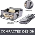 thumbnail image 3 of Yuarrent Caja de almacenamiento para sombreros con cremallera suave, práctica y elegante. Elegante y fácil de cumplir con los requisitos de Almacenamiento y organización del hogar, 3 of 6