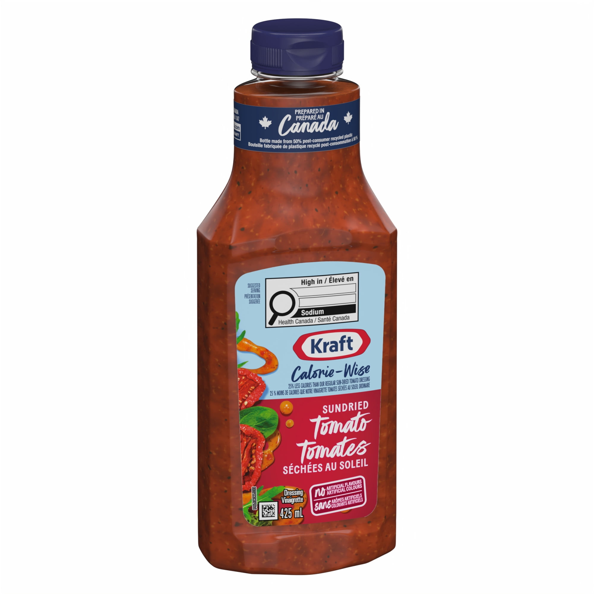 Kraft Sundried Tomato Calorie-Wise Salad Dressing, 425 mL Bottle
