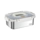 thumbnail image 1 of Lonchera, cajas bento 304 Caja de conservación de alimentos frescos Frasco sellado de acero inoxidable Lonchera Bento sellada para frutas y verduras Loncheras, 1 of 9