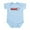 Sky Blue, variant on CafePress - Diaper Loading Infant Bodysuit - Baby Light Bodysuit, Size Newborn - 24 Months