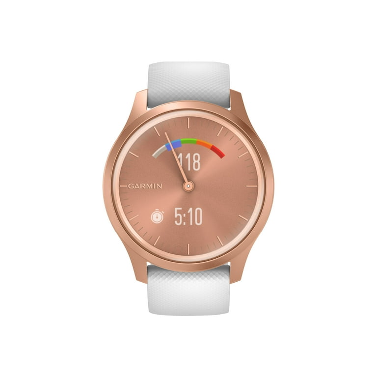 Garmin vívomove Luxe ローズピンク Amazon.com: Garmin vivomove Luxe, Hybrid Smartwatch with