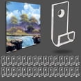 thumbnail image 1 of 10pcs Vinyl Record Display Shelf Wall Mount Minimalist Acrylic Holder Stand For Albums CD, 1 of 5
