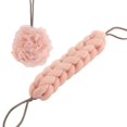 thumbnail image 1 of Esponja de espalda elástica larga con asas de cuerda, frotador de espalda, esponja de malla para ducha de baño, exfoliante corporal, esponja trenzada elástica, 1 of 5