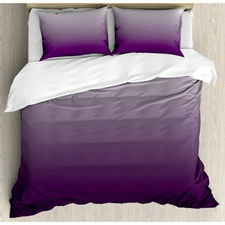 Ambesonne Ombre Duvet Cover Set Walmart Com