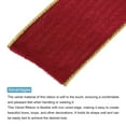 thumbnail image 4 of Christmas Velvet Ribbon 2.5" 10 Yard Gold Iron Wired Edge Easy to Shape DIY Crafts Gift Wrapping Christmas Red, 4 of 7