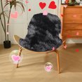 thumbnail image 6 of Vacemry Under $5 Fluffy Heart Shaped Rug, Non-Slip Bedside Carpet with High Absorbency, Washable Living Room Mat for Bedroom and Bathroom, Soft Microfiber Floor Decor with Anti-Skid Backing, 6 of 6