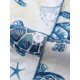 thumbnail image 4 of 2pcs Cute Sea Turtle Print Women's Pajama Set - Short Sleeve Top & Elastic Waist Shorts 26s, 4 of 5