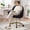 Black, variant on COOLHUT Office Desk Chair with Padded, Velvet Vanity Chair with Back and Wheels, Comfy Home Office Chiar with Gold Legs, Height Adjustable, Rolling Chair for Vanity Room, Makeup Room, Bedroom, Beige
