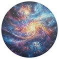 thumbnail image 2 of Round Grid Placemat ,One Sizex6, Round Placemat, PVC Plate Mat，15.4 Inch Non-Slip and Heat Resistant, Table Placemat, Dining Room Placemat Color Milky Way Picture, 2 of 7