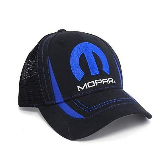 Mopar Black Sports Mesh Baseball Cap