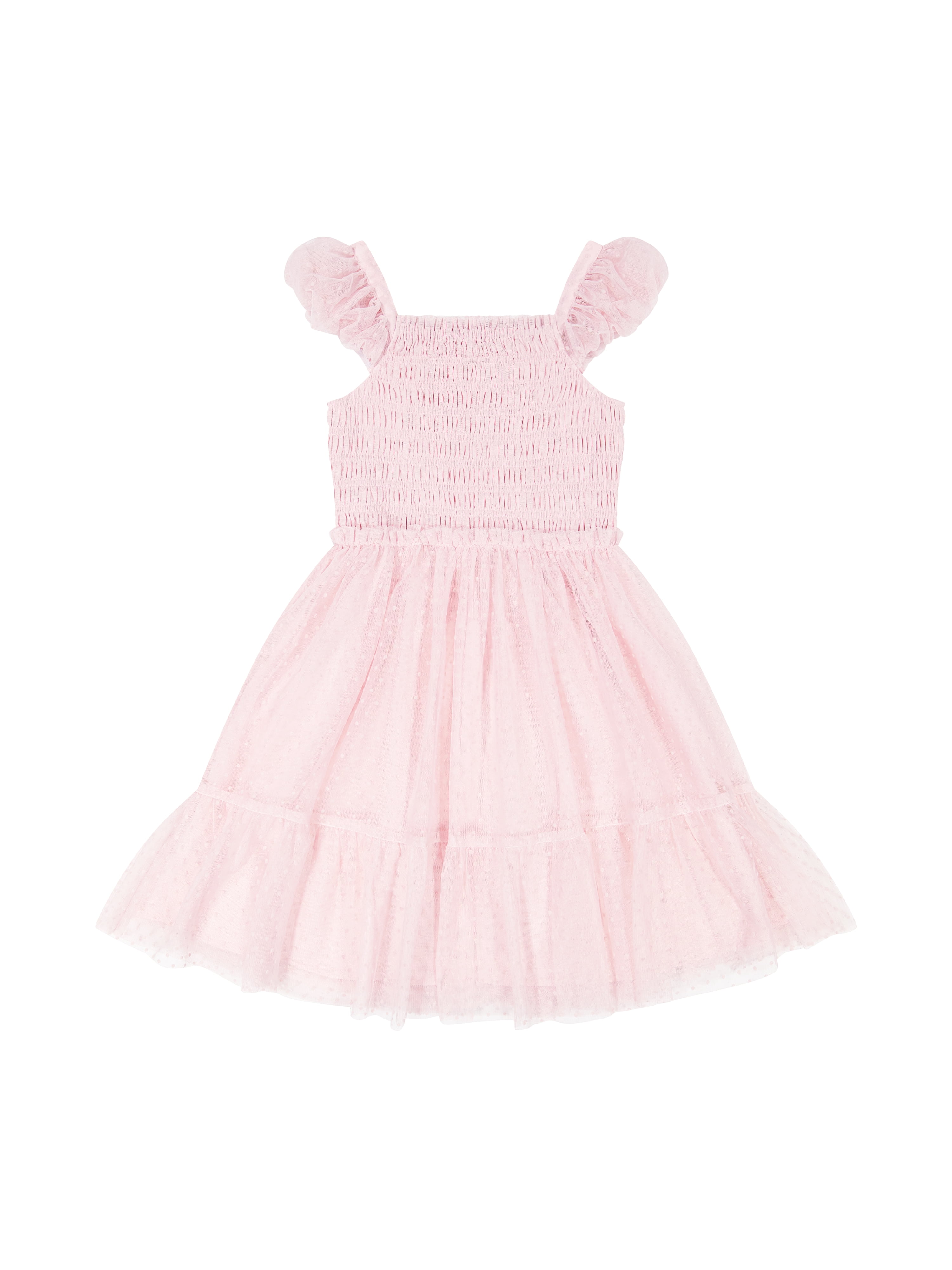 Kensie Girl Sleeveless Swiss Dot Mesh Dress, Sizes 4-16