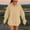 Beige, variant on Women's Plus Size Pullover For Fall Winter,Ladies Tops Fashion Solid Color Loose Double Fleece Zip Collared Pocket Long Sleeve Upper Garment
