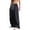 Black 03#, variant on Men's Wide Leg Sweatpants Elastic Drawstring Waist Baggy Relaxed Fit Soft Daily Gym Lounge Pants with Deep Pockets Black XL