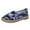 Blue, variant on Women's Flats Straw Braid Casual Slip on Shoes Espadrille Summer Trendy Shoes for Women Traveling