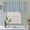 blue, variant on Linen Curtains Striped Window Valance Tier Curtains Farmhouse Kitchen Cafe Curtains for Living Room Drapes Bedroom