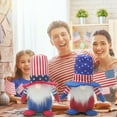 thumbnail image 5 of Suncoda 4th of July Gnomes Independence Day Gnome Ornaments Patriotic Gnomes Decor 4th of July Home Decorations Gnome Gifts for Women Man 2pcs, 5 of 9
