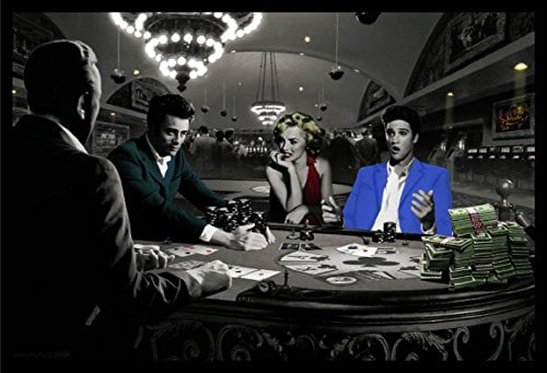 For Marilyn Monroe James Dean Elvis Presley Humphrey Bogart Snooker Poster Paint 