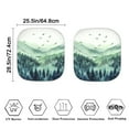 thumbnail image 6 of Jeiento Forest Print Car Sun Shade for Windshield Foldable 2-Piece Car Sunshades Auto Sun Heat and UV Rays Blocker Soft Interior Accessories for Sun Heat Universal Vehicle Accessories, 6 of 7