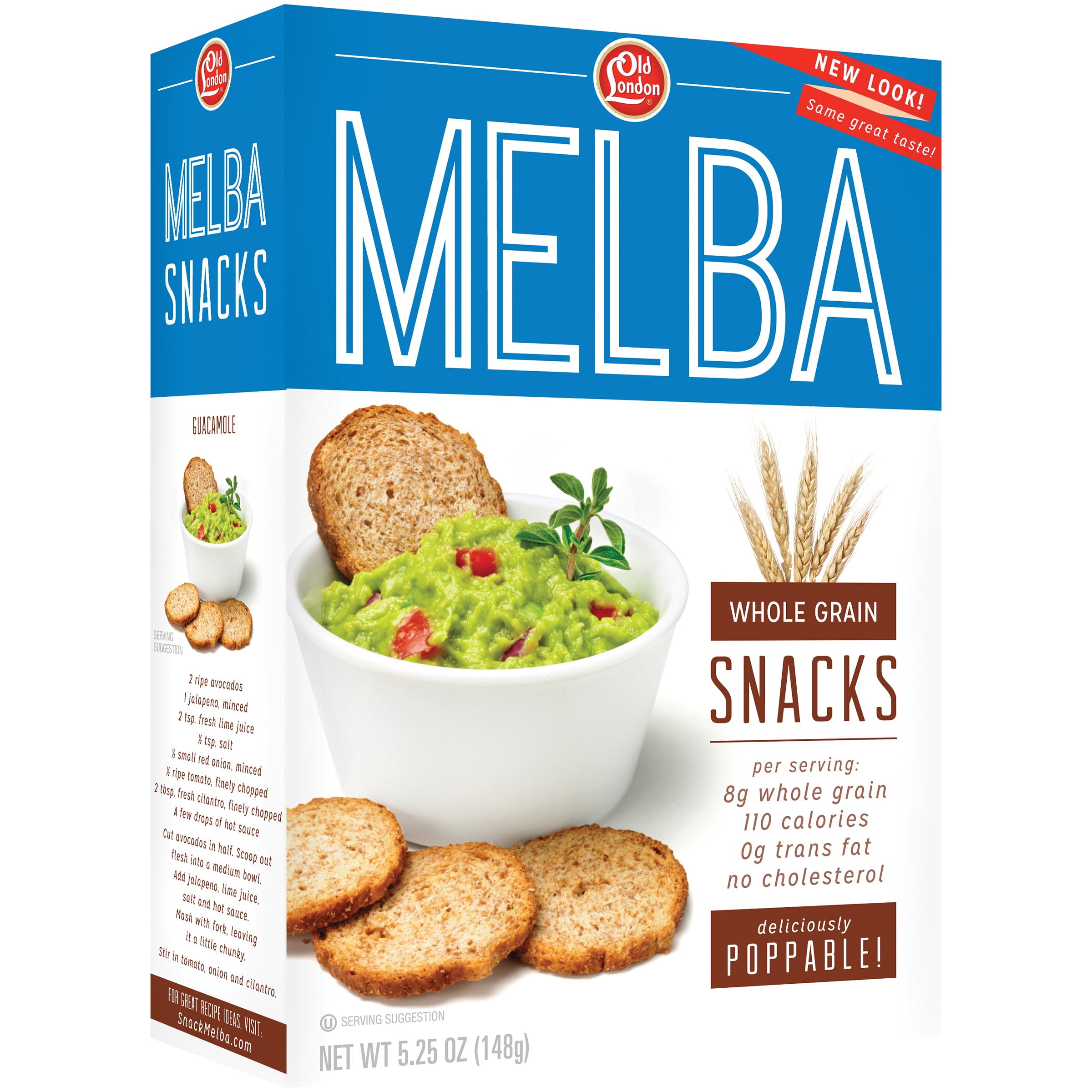 Old London Foods Melba Snacks, Whole Grain, 5.25 Oz