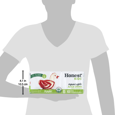 Honest Kids Organic Apple Juice Drink, 6 Fl. Oz., 10 Count