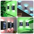 thumbnail image 3 of Luces solares de arriba y abajo para exteriores, lámpara de pared de calle, luz Solar alimentada por energía Solar, lámpara Solar impermeable decorativa para jardín, 3 of 4