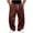 Wine, variant on StSilkitty Baggy Sweatpants for Men Elastic Waist Drawstring Wide Leg Athletic Running Sweat Pants with Pockets