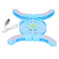 thumbnail image 4 of DRS04 Folding Computer Laptop Cooler Cooling Pad Luminous USB Cooling Base(Blue ), 4 of 14