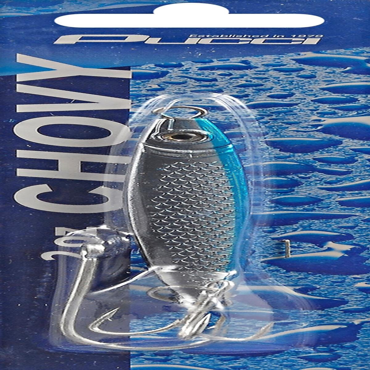 P-Line Laser Minnow Fishing Lure - 4 Ounce, Silver Blue, For Saltwater & Freshwater Gamefish