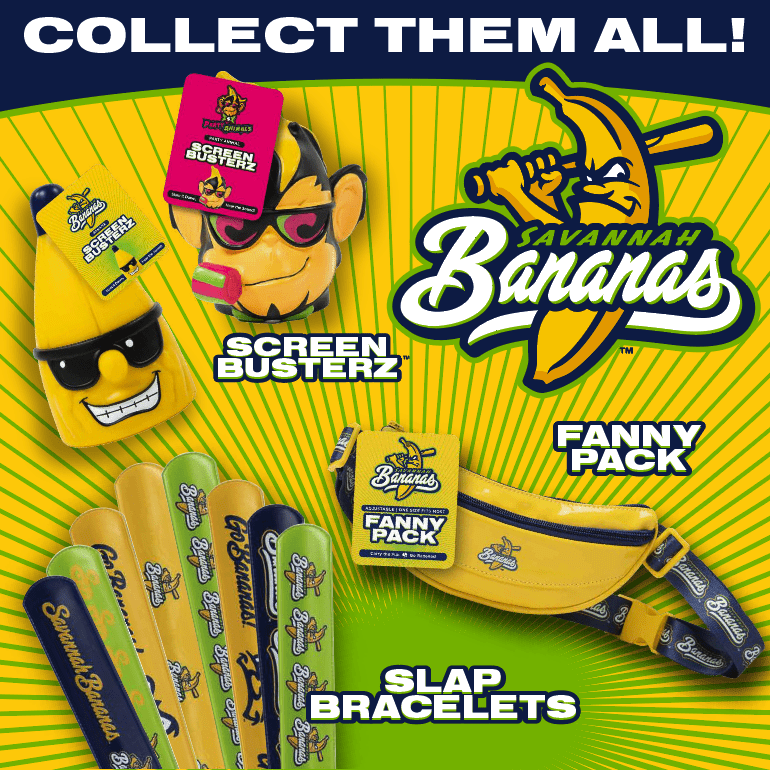 Savannah Bananas Fanny Pack, One Size Fits Most, Yellow