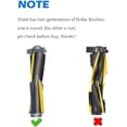 thumbnail image 2 of Replacement Main Roller Brush 123KY1000A Compatible with Shark IQ RV1001AE AV911S EZ AV1010AE RV1000 AV970 AV993 RV912S Robot Vacuum 3 Pack, 2 of 5