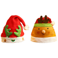 thumbnail image 1 of Herramienta para hornear galletas de fondant tridimensional con temática navideña con juego de sellos de émbolo, pan de jengibre para niño/niña, muñeco de nieve, Papá Noel, árbol de Navidad, reno,, 1 of 5