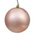 thumbnail image 1 of Rose Gold Shiny UV Resistant Shatterproof Ball Ornament, 2.4 in. - 24 per Bag, 1 of 1