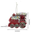 thumbnail image 3 of New Christmas decoration pendant red train bell small pendant Christmas tree ornaments photo props dress up bell, 3 of 3