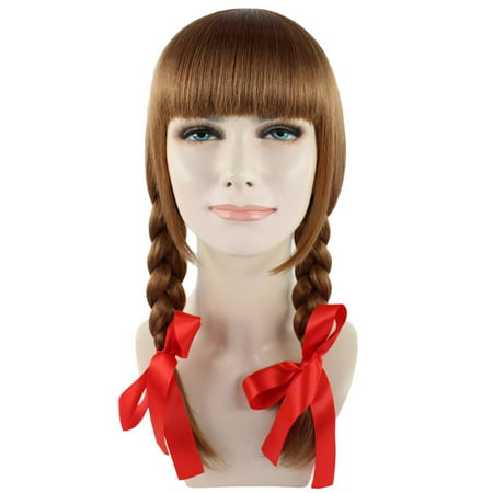 Possessed Doll Wig, Brown Adult HW-1094