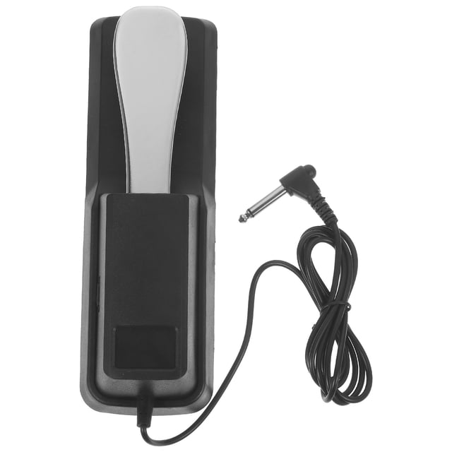 Universal Piano Keyboards Sustain Foot Pedal Durable Accessory for Electronic Keyboards Digital Piano (Black)(Random Style)