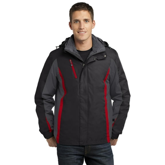 Port Authority J321 Colorblock 3-in-1 Jacket, Mens Winter Coats